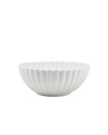 Incise Porcelain Scalloped Side Bowl 16cm