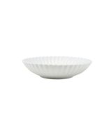 Incise Porcelain Scalloped Coupe Bowl 23cm