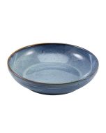 Terra Porcelain Aqua Blue Coupe Bowl 27.5cm