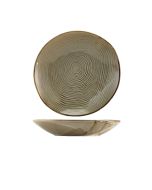 Terra Porcelain Grey Organic Coupe Bowl 26cm