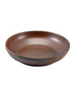 Terra Porcelain Rustic Copper Coupe Bowl 27.5cm