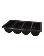 Cutlery Tray/Box 1/1 Black 13" X 21"