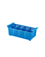 8 Compart Cutlery Basket (Blue) 430 X 210 X 155mm