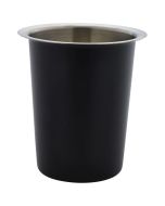 GenWare Stainless Steel Black Cutlery Cylinder