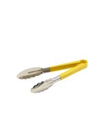 Genware Colour Coded S/St. Tong 23cm Yellow