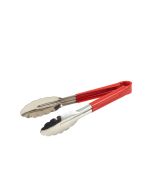 Genware Colour Coded St/St. Tong 31cm Red