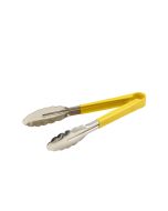 Genware Colour Coded St/St. Tong 31cm Yellow