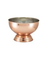 Hammered Copper Champagne Bowl 36cm