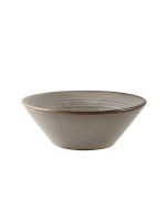 Terra Porcelain Grey Conical Bowl 14cm