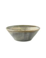 Terra Porcelain Matt Grey Conical Bowl 14cm
