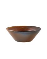 Terra Porcelain Rustic Copper Conical Bowl 14cm