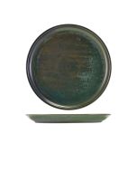 Terra Porcelain Aqua Green Coupe Plate 27.5cm