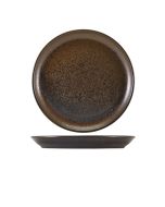 Terra Porcelain Black Coupe Plate 27.5cm