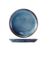Terra Porcelain Aqua Blue Coupe Plate 27.5cm