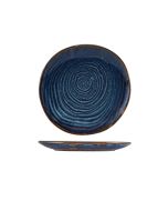 Terra Porcelain Aqua Blue Organic Plate 21cm