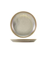 Terra Porcelain Matt Grey Coupe Plate 19cm