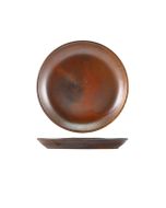 Terra Porcelain Rustic Copper Coupe Plate 19cm