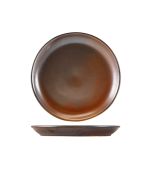 Terra Porcelain Rustic Copper Coupe Plate 24cm