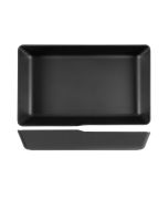 Black Copenhagen Melamine GN 1/1 Deep Dish 53 x 32.5 x 8cm