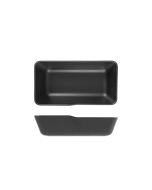 Black Copenhagen Melamine GN 1/3 Deep Dish 32.5 x 17.6 x 8cm