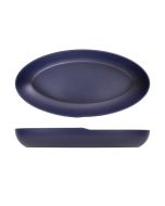 Denim Blue Copenhagen Oval Melamine Deep Dish 55 x 27.5 x 7.5cm