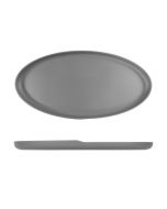 Grey Copenhagen Oval Melamine Dish 55 x 27.5cm