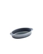 Forge Graphite Stoneware Oval Dish 17.5 x 11.5 x 4cm