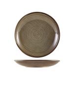 Terra Porcelain Grey Deep Coupe Plate 28cm