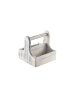 Small White Wooden Table Caddy