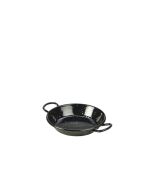 Black Enamel Miniature Paella Pan 12cm