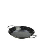 Black Enamel Paella Pan 20cm