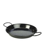 Black Enamel Paella Pan 26cm - Genware