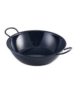 Black Enamel Dish 30cm