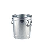 Miniature Galvanised Bin 14x12x15cm