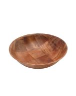 Woven Wood Bowls 10" Dia