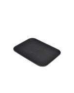 Gengrip 12" x 16" Rect. Non-Slip Tray Black
