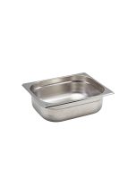 St/St Gastronorm Pan 1/2 - 100mm Deep