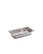 St/St Gastronorm Pan 1/3 - 65mm Deep