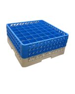 Genware 49 Comp Glass Rack With 3 Extenders