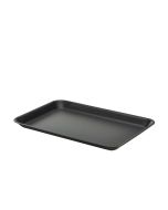 Galvanised Steel Tray 31.5x21.5x2cm Matt Black