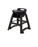 GenWare Black PP Stackable High Chair