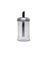 Sugar Pourer Clear Glass Base S/ St. Tube Top