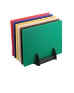 GenWare Low Density Chopping Board And Rack Set 18 x 12 x 0.5"