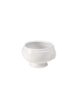 Genware Porcelain Lion Head Soup Bowl 40cl/ 14oz