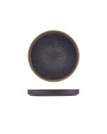 GenWare Kava Black Stoneware Presentation Plate 18cm
