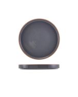 GenWare Kava Dark Grey Stoneware Presentation Plate 20cm