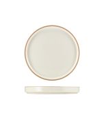 GenWare Kava White Stoneware Presentation Plate 20cm