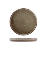 Terra Porcelain Grey Low Presentation Plate 25cm