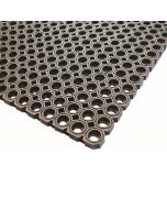 Black Rubber Kitchen Mat 100 x 150 x 2.3cm