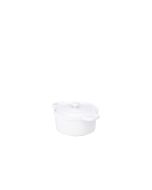 Genware Porcelain Covered Mini Casserole Dish 10.5cm/ 4"